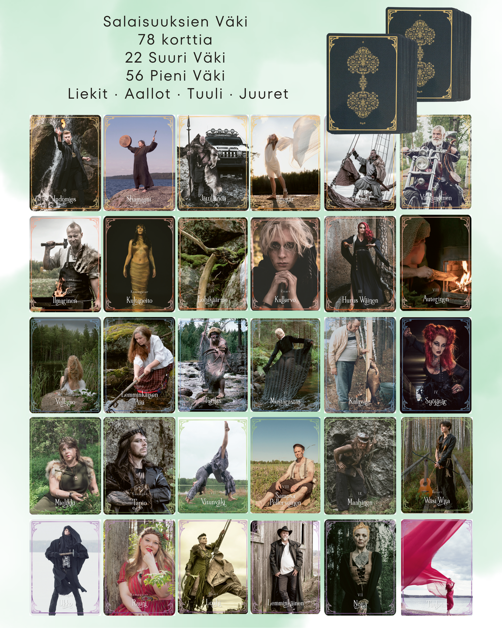 Salaisuuksien Väki tarotpakka