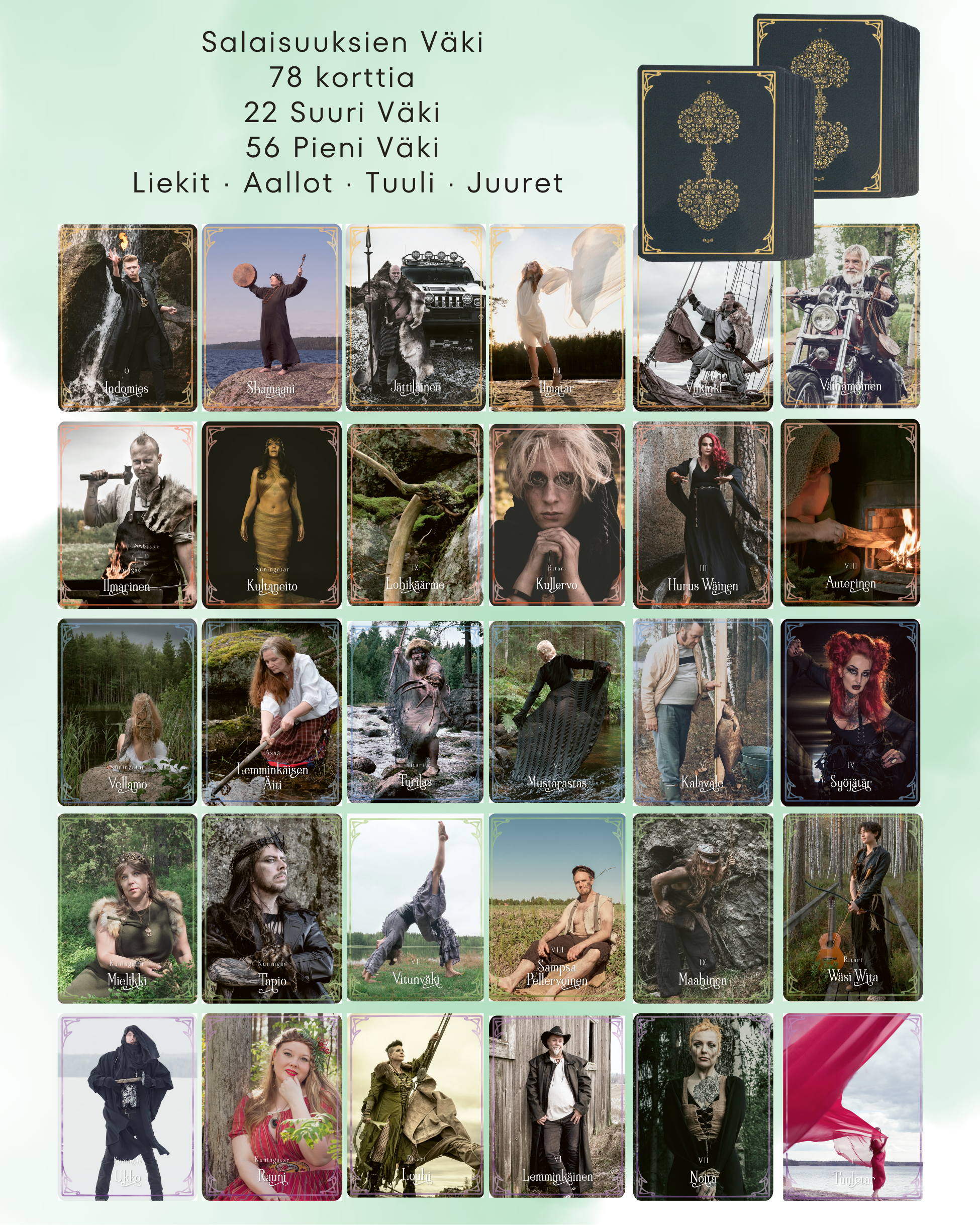 Salaisuuksien Väki tarotpakka